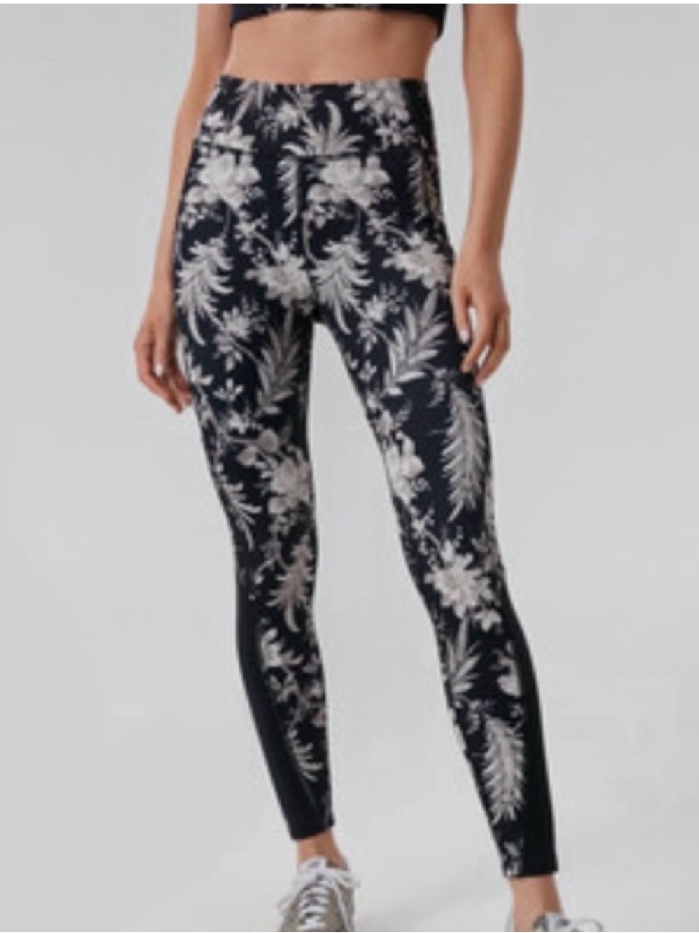 Tuckernuck Ojai Vines High Rise Compression Leggings Botanical Floral Print L